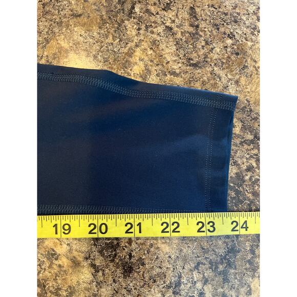 Girlfriend Collective Navy Blue Crop Leggings Size XS - Picture 6 of 6